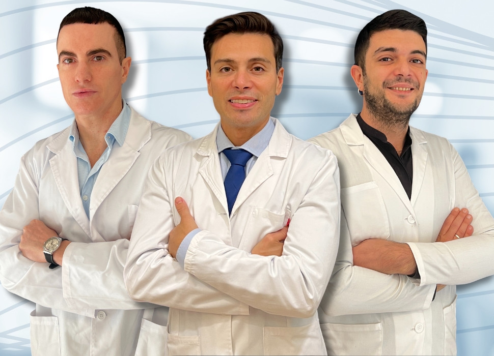 Dr Emmanuel Méndez, Dr Jordi Rodríguez y Dr Giuseppe Anastasi
